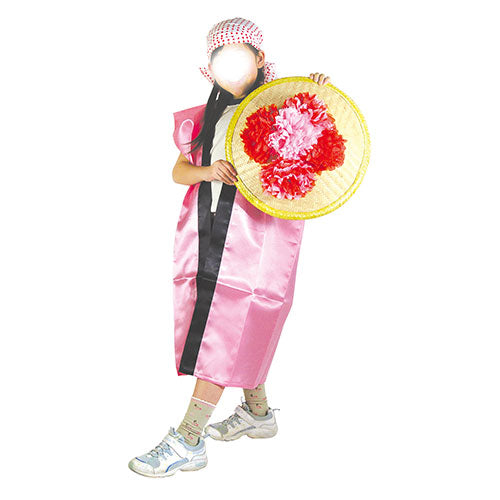【5個セット】ARTEC 花笠(竹製)B ひも付 ATC1219X5