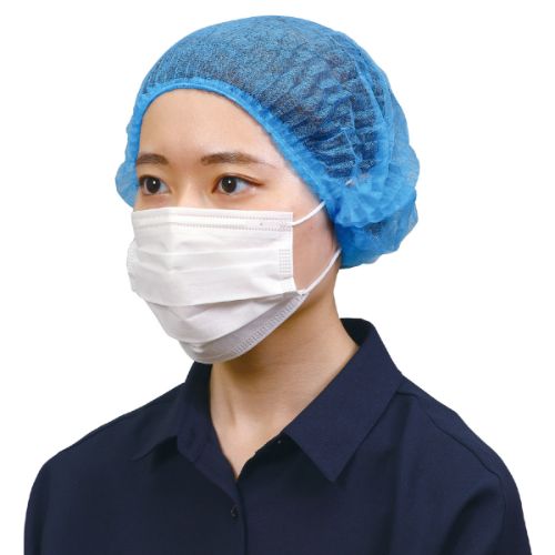 【5個セット(100枚入×5)】ARTEC 不織布製ヘッドキャップ(100枚入) ATC51428X5