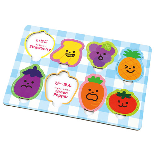 【10個セット】ARTEC エンジョイえあわせパズル くだもの・やさい ATC6726X10
