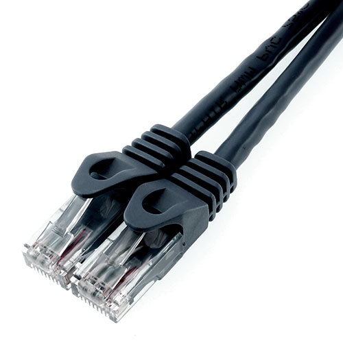 【10個セット】ホーリック LANケーブル UTP カテゴリー6A 50cm ブラック LC05-577RBX10