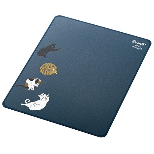 【5個セット】 エレコム Be with! animal mousepad MP-AN04CATX5