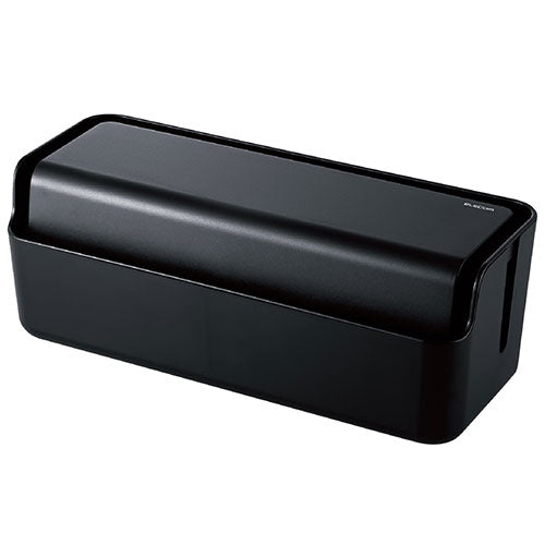 【5個セット】 エレコム スタンド付きケーブルボックス 大 EKC-BOX004BKX5