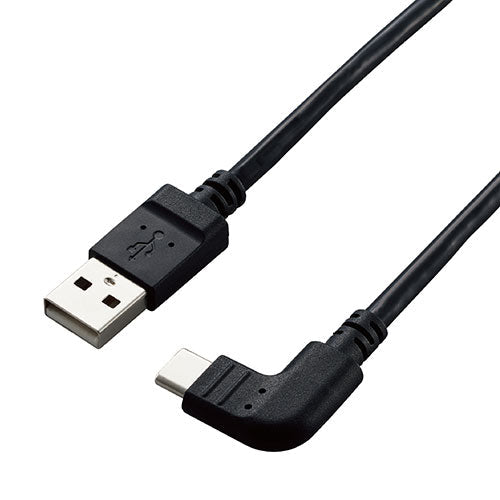 【5個セット】 エレコム カメラ接続用L字USBケーブル(Type-Cタイプ) DGW-ACL30BKX5