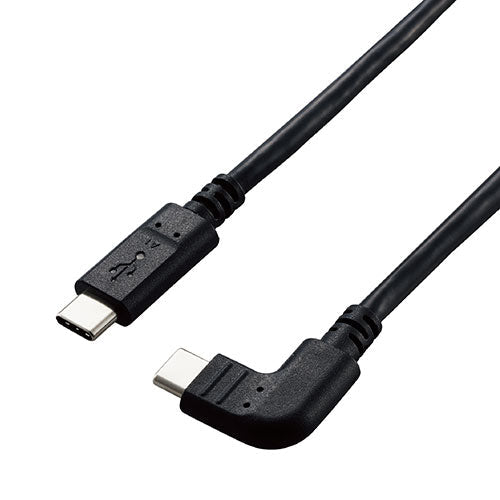 【5個セット】 エレコム カメラ接続用L字USBケーブル(Type-Cタイプ) DGW-CCL40BKX5