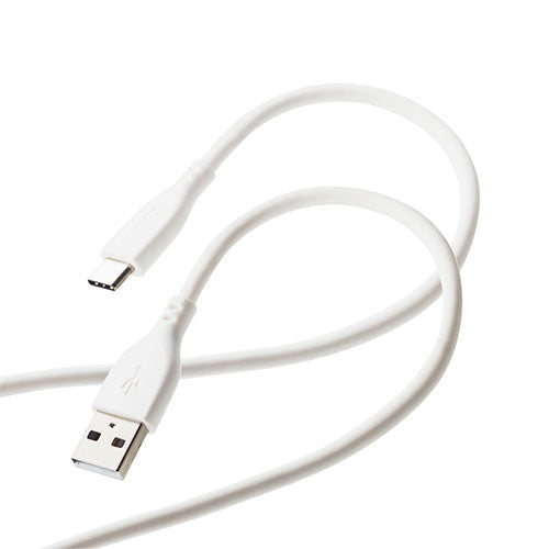 【5個セット】 エレコム なめらかUSB Type-Cケーブル(非認証品、A-C) MPA-ACSS20WHX5
