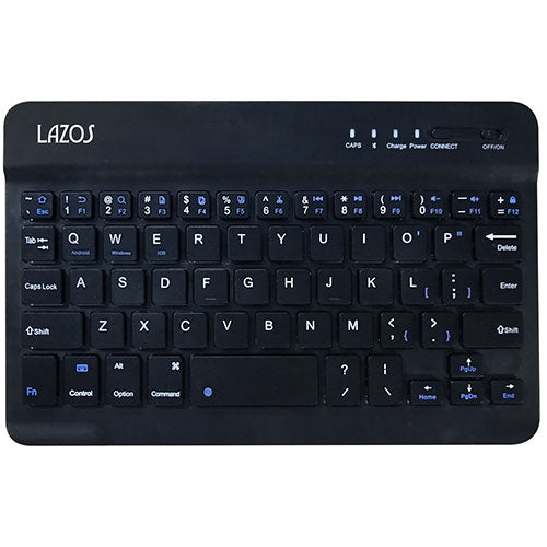 【10個セット】 Lazos Bluetoothキーボード ブラック L-BTK-BX10