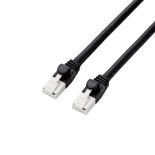 【5個セット】 エレコム ツメ折れ防止LANケーブル(Cat6A) GM-LDGPAT/BK70X5