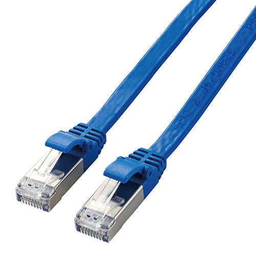 【5個セット】 エレコム Cat7 LANケーブル LD-TWSF/BU1X5