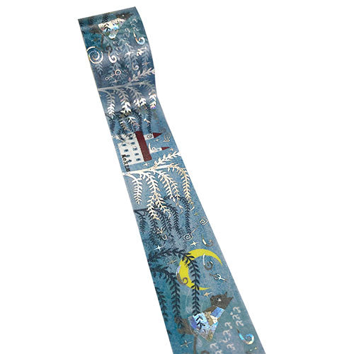 【3個セット】 シール堂 宮沢賢治幻燈館 きらぴかマスキングテープ 27mm 風の又三郎 ks-dt-50020X3