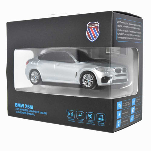 LANDMICE BMW X6シリーズ 無線カーマウス 2.4Ghz 1750dpi シルバー + アルカリ乾電池 単3形10本パックセット BM-X6M-SV+HDLR6/1.5V10P