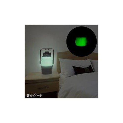 YAZAWA 乾電池式 暗闇でも見つけやすいLEDライト&ランタン + アルカリ乾電池 単3形10本パックセット BL104LPBBK+HDLR6/1.5V10P