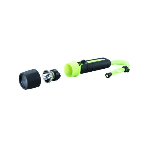 YAZAWA LED防水ラバーライト + アルカリ乾電池 単3形10本パックセット Y06R03GN+HDLR6/1.5V10P