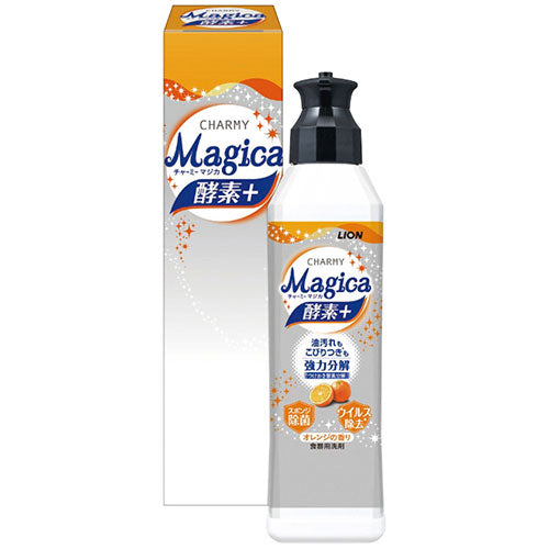 【24個セット】ライオン チャーミーMagica酵素プラスオレンジ220ml(箱入) 6364-035X24