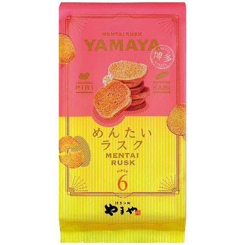 【30個セット】やまや 明太ラスク6枚入 6380-055X30