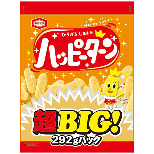【12個セット】亀田製菓 ハッピーターン292g(超BIGパック) 6381-018X12