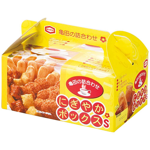 【12個セット】亀田製菓 せんべい・おかき詰合せにぎやかボックス-S 6381-036X12