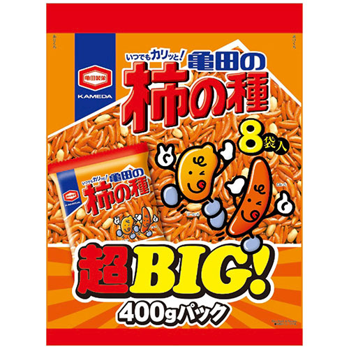 【12個セット】亀田製菓 亀田の柿の種400g(超BIGパック) 6381-045X12