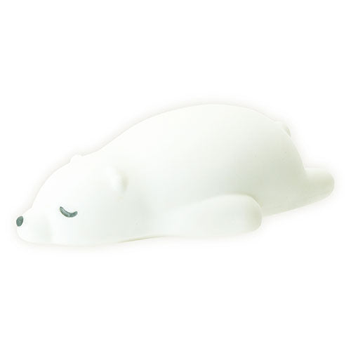 【2個セット】ノルコーポレーション ぷにぷにもちもちのNEWリラックスグッズ ぷにくまシリーズ しろぷにくま PUN-1-01X2