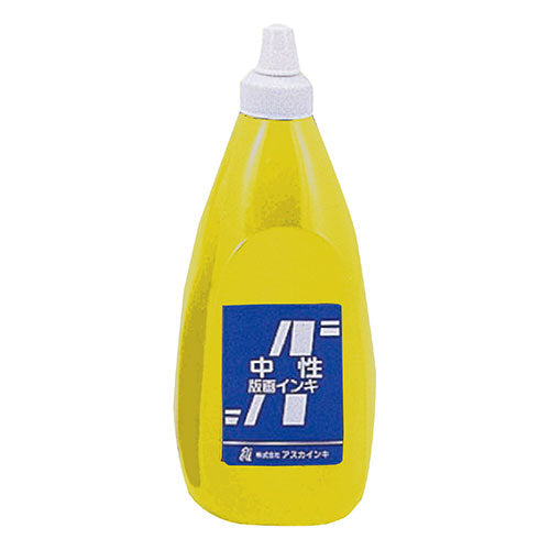 【5個セット】 ARTEC 青箱・アスカ版画インキ 中性 800cc 黄 ATC20913X5