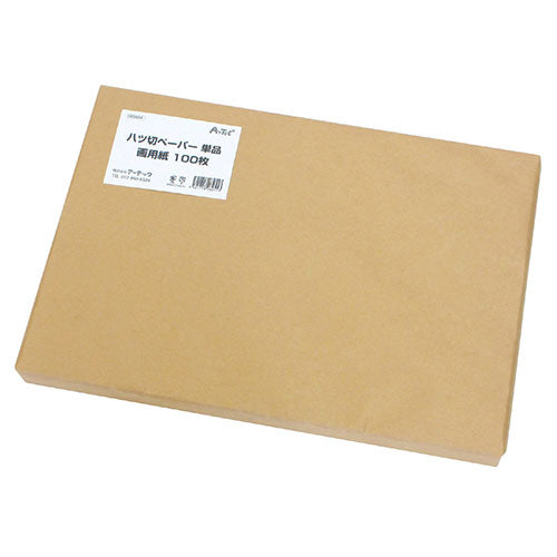 【100枚×5セット】 ARTEC 八切ペーパー単品画用紙 4穴 ATC3454X5
