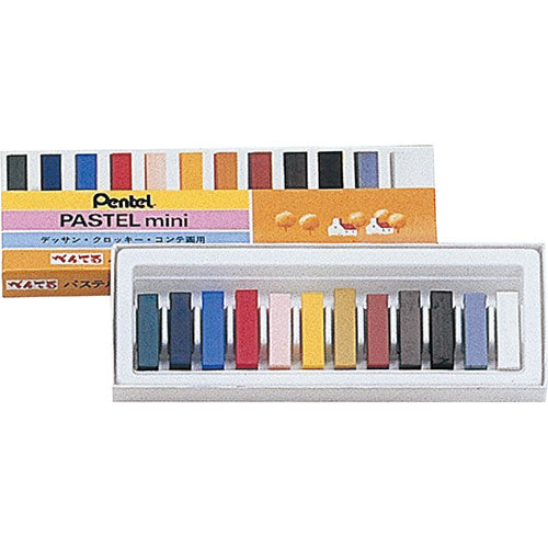 【12色×10セット】 ARTEC ぺんてるパステル(ミニ) ATC3363X10