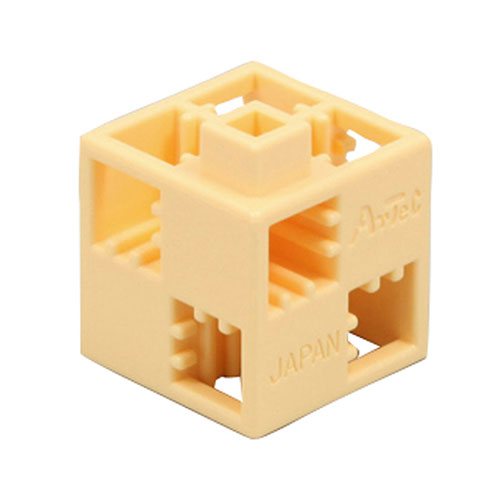 【24P×10セット】 ARTEC Artecブロック 基本四角 ペールオレンジ ATC77743X10