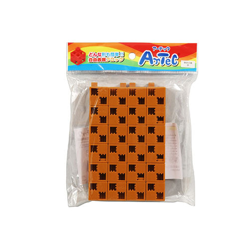 【24P×10セット】 ARTEC Artecブロック 基本四角 茶 ATC77752X10