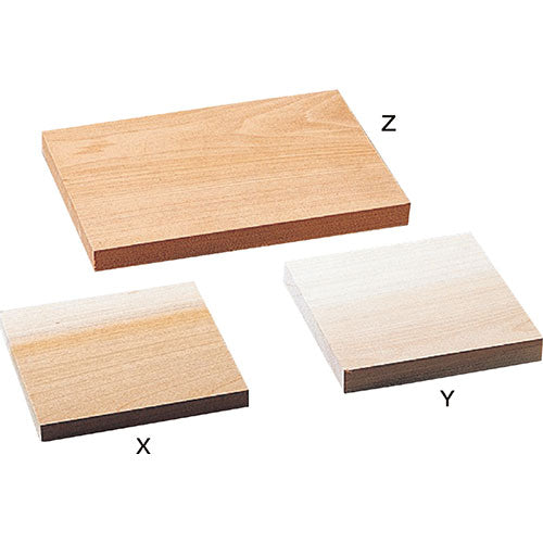 【30個セット】 ARTEC 共同木彫板 X(朴100x100x10mm) ATC30520X30