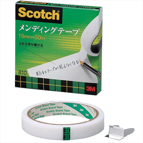 【5個セット】 3M Scotch スコッチ メンディングテープ 15mm×50m 3M-810-3-15X5