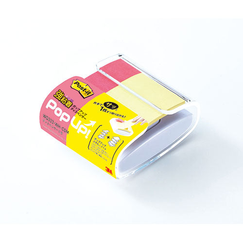 【5個セット】 3M Post-it ポストイット 強粘着ポップアップ ディスペンサー コンビ 3M-WD333-WH-COMX5