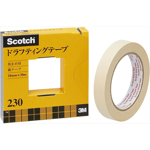 【5個セット】 3M Scotch スコッチ ドラフティングテープ 18mm 3M-230-3-18X5