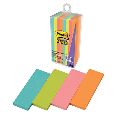 【10個セット】 3M Post-it ポストイット 強粘着ふせん マルチカラー1 3M-500SS-MC-1X10