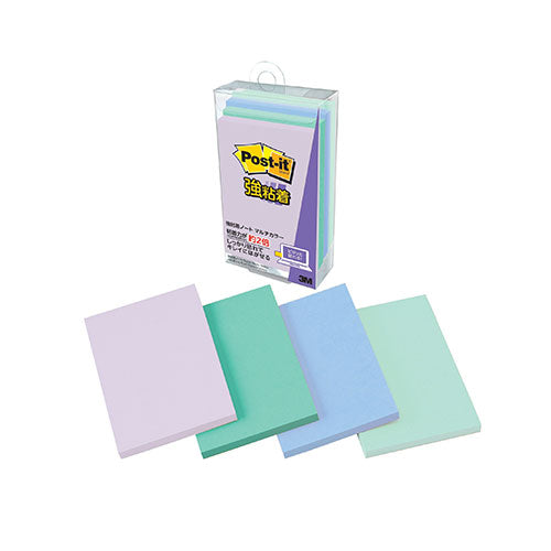 【10個セット】 3M Post-it ポストイット 強粘着ノート マルチカラー2 3M-656SS-MC-2X10