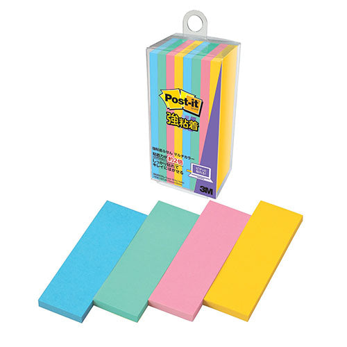 【10個セット】 3M Post-it ポストイット 強粘着ふせん マルチカラー3 3M-500SS-MC-3X10