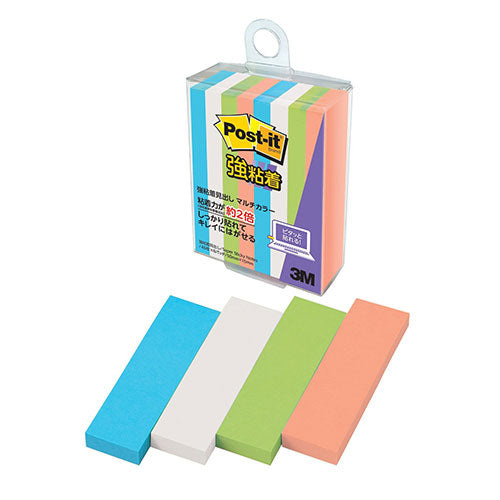 【10個セット】 3M Post-it ポストイット 強粘着見出し マルチカラー4 3M-700SS-MC-4X10