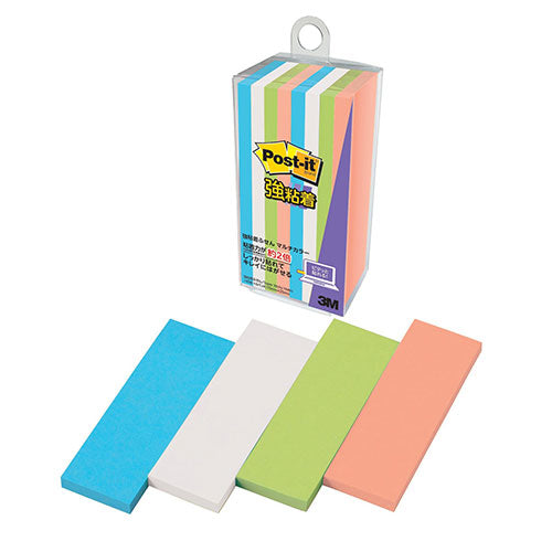 【10個セット】 3M Post-it ポストイット 強粘着ふせん マルチカラー4 3M-500SS-MC-4X10