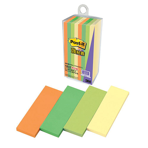 【10個セット】 3M Post-it ポストイット 強粘着ふせん マルチカラー6 3M-500SS-MC-6X10