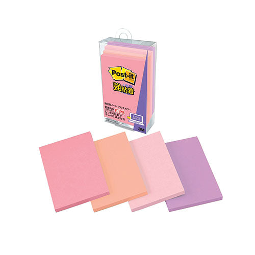 【10個セット】 3M Post-it ポストイット 強粘着ノート マルチカラー7 3M-656SS-MC-7X10
