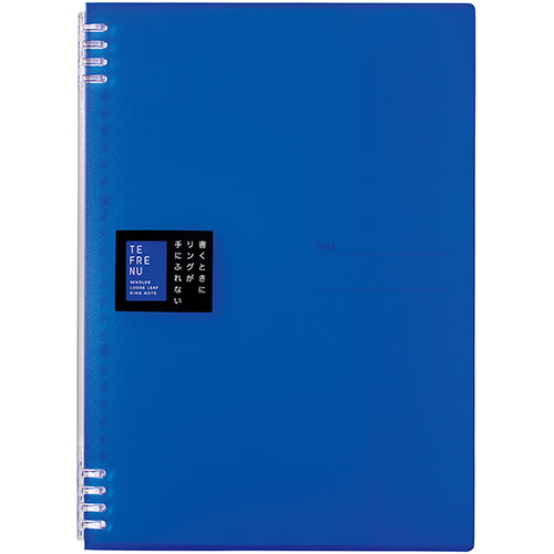 【10個セット】 KING JIM キングジム TEFRENU リングノート A4 青 KJ-9856TTE-BLX10