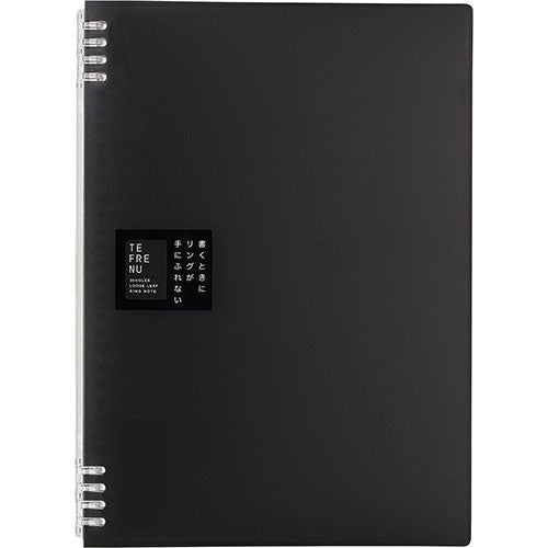 【10個セット】 KING JIM キングジム TEFRENU リングノート A4 黒 KJ-9856TTE-BKX10