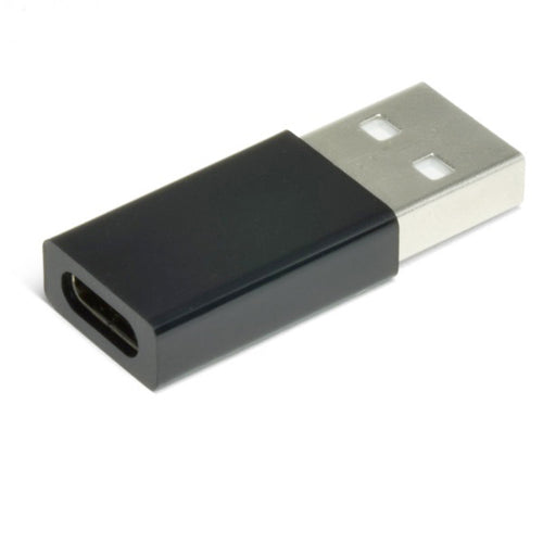 【10個セット】 日本トラストテクノロジー TypeC→USB2.0(A)変換コネクター (ブラック) TCU20A-BKX10