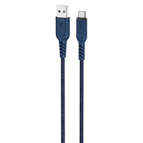 【10個セット】 日本トラストテクノロジー JTT hoco X59 ANTI-BENDING Type-Cケーブル ブルー X59-ANTBTC-BLX10