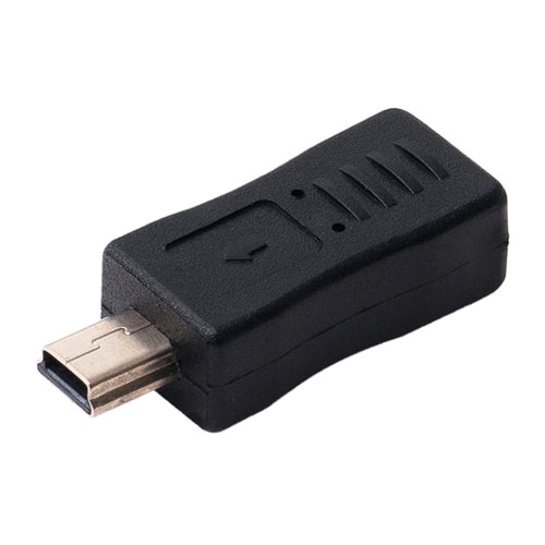 【10個セット】 ミヨシ USB2.0 microB-miniB コネクタ変換アダプタ ブラック USA-MCMIX10