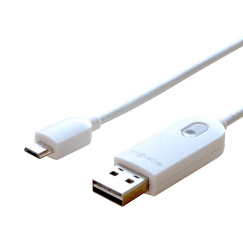 【5個セット】 ミヨシ タイマー機能付USBケーブル microUSB 1m STI-M10/WHX5