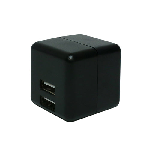 【5個セット】 ミヨシ USB-ACアダプタ 2.4A 黒 自動出力制御機能付 IPA-US02/BKX5