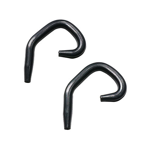 【10個セット】 ミヨシ イヤホン用イヤーフック 黒 AAC-EH01/BKX10