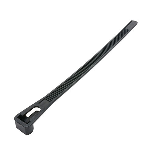 【20個セット】 ミヨシ リバースタイ 150mm 10個入 ブラック TVA-BT01/BKX20