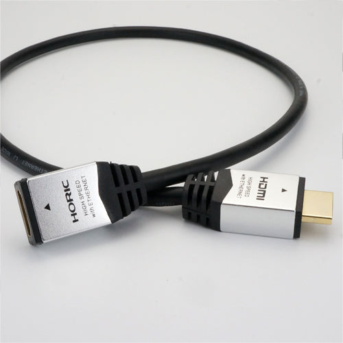 【5個セット】 HORIC HDMI延長ケーブル 3m シルバー HDFM30-121SVX5
