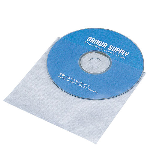 【50枚×20セット】 サンワサプライ CD・CD-R用不織布ケース FCD-F50X20