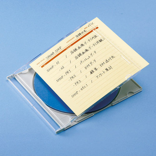 【10個セット】 サンワサプライ 手書き用インデックスカード(イエロー) JP-IND6YX10